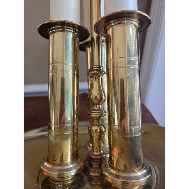 Vintage Frederick Cooper Bouillotte Candlestick Lamp For Sale - Image 12 of 14