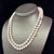 Gemstone 1990s Mikimoto Estate Akoya Pearl Diamond Necklace 36" 18k Gold For Sale - Image 7 of 12