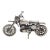 Vintage Italian Handmade Genuine Sterling Silver 925 Large Motorcycle Bike Sculpture Figurine For Sale