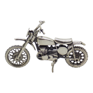 Vintage Italian Handmade Genuine Sterling Silver 925 Large Motorcycle Bike Sculpture Figurine