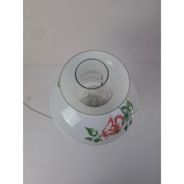 Mid-Century Modern Czech Cast Iron Glass Lamp, 1960 For Sale - Image 3 of 16