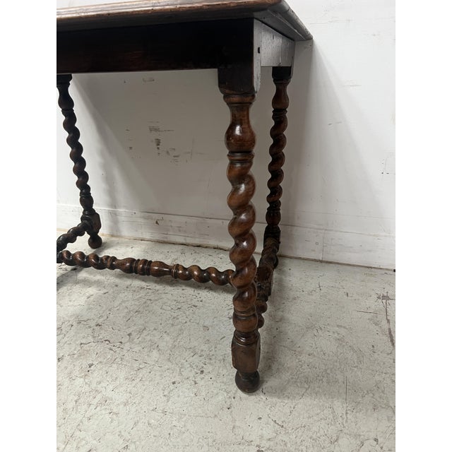 19th Century Walnut Writing Desk For Sale - Image 9 of 12