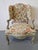 French Lounge Chair with Detailed Carvings For Sale - Image 5 of 9