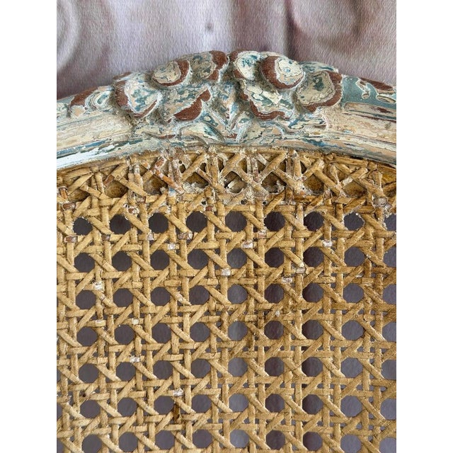 19th Century French Louis XV Fauteuil Vanity Chair, Beechwood, Circa 1880-1900 For Sale - Image 5 of 16