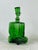 Green Glass Comical Car Decorative Bottle with Man in Hat as Top from Empoli, Italy, 1960s For Sale - Image 9 of 11