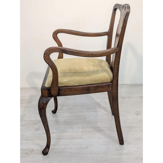 Office Armchair in Oak Wood For Sale - Image 12 of 17
