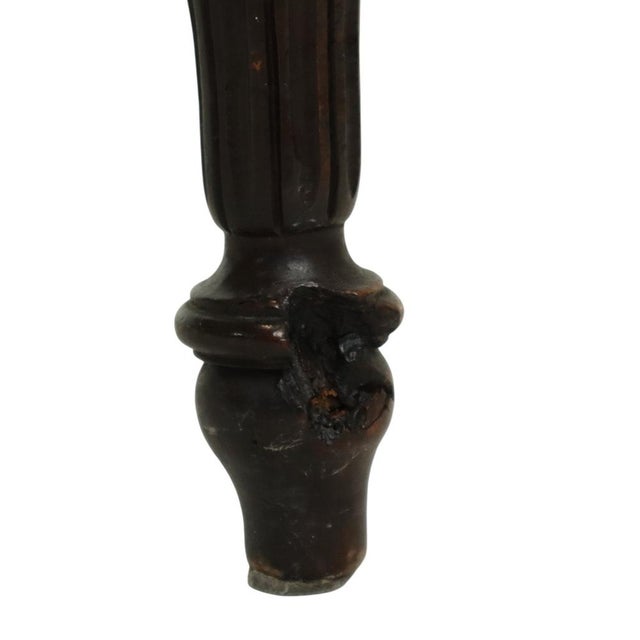 Antique Italian Oak Corner Chair, 1890s For Sale - Image 13 of 18