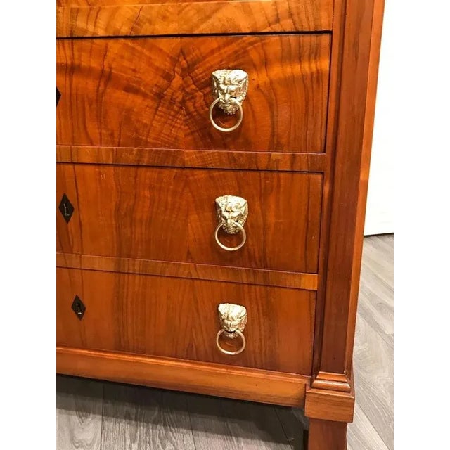 Biedermeier Secretary Desk, 1820s For Sale - Image 4 of 9