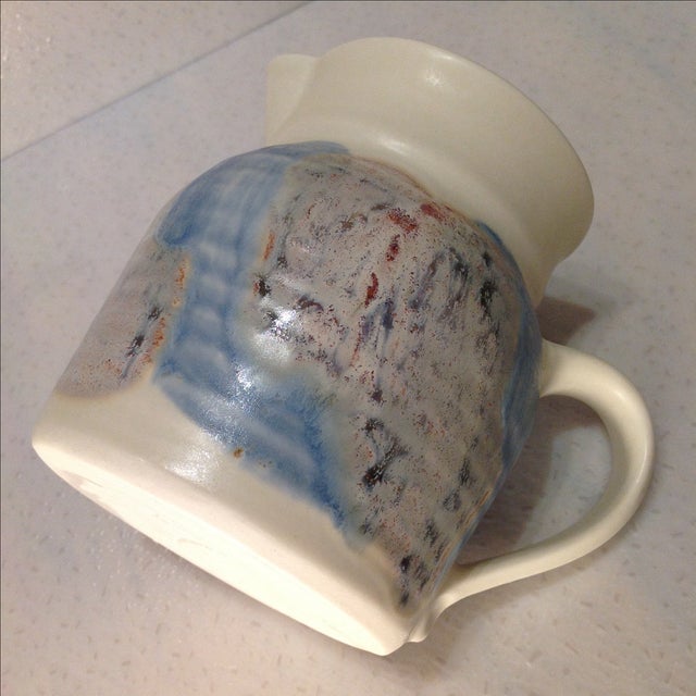 Vintage Handmade Pottery Vessels - A Pair For Sale - Image 11 of 11