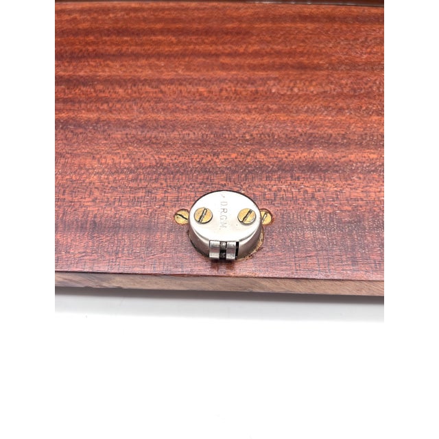 Art Deco Bread Box in Handcrafted Walnut, 1930s For Sale - Image 16 of 18