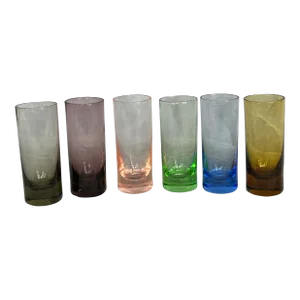 Mid Century Modern Shot Glass Set of 6