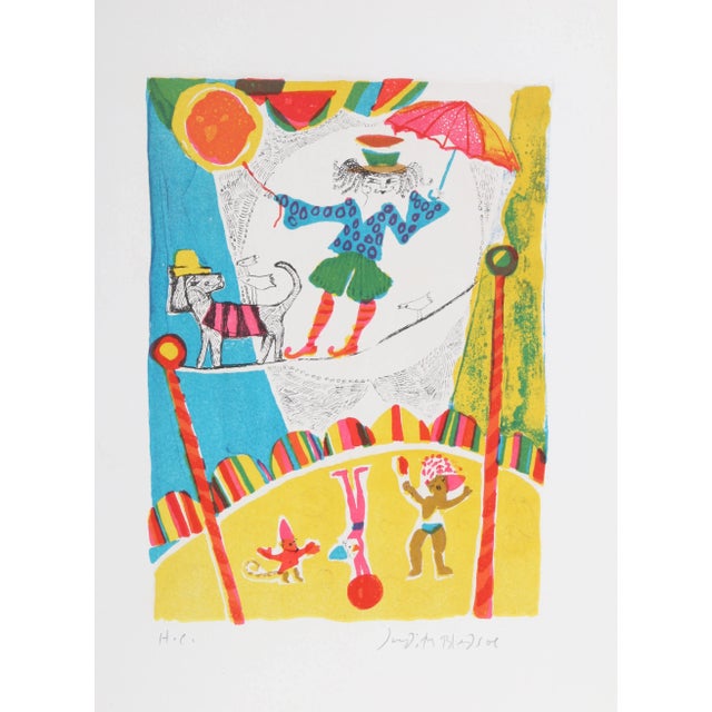 Folk Art Tightrope Act From a Little Circus, Judith Bledsoe For Sale - Image 3 of 3