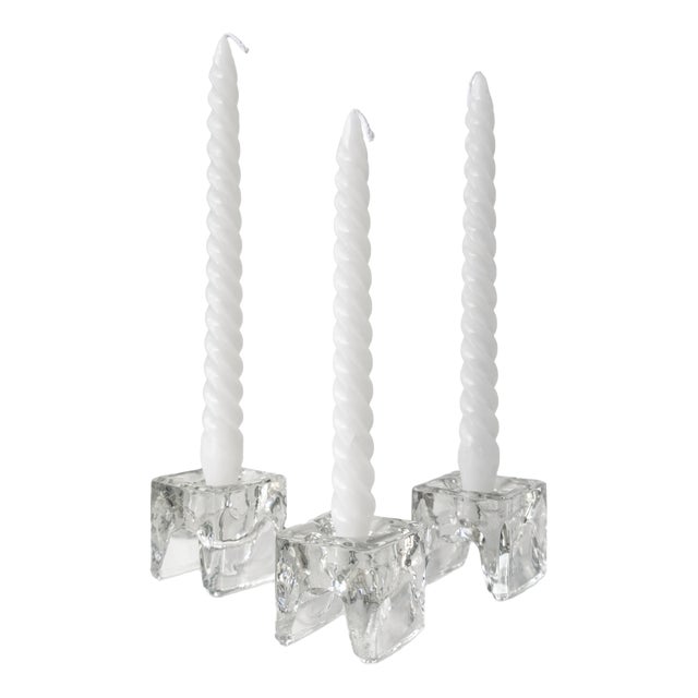 Ri-Jalka Candlesticks from Juhava Oy, Finland, 1970s, Set of 3 For Sale