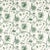 Zoffany Phaedra Toile Fabric in Huntsmans Green - a Sample For Sale