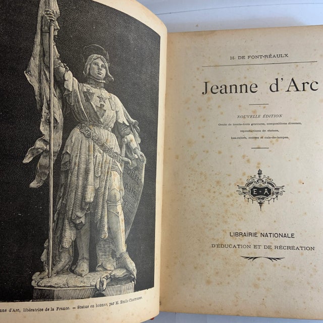 Antique Jeanne d'Arc Book For Sale - Image 4 of 13