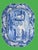 Chinoiserie Antique Early 19th Century English Chinoiserie Spode Blue and White Platter For Sale - Image 3 of 9