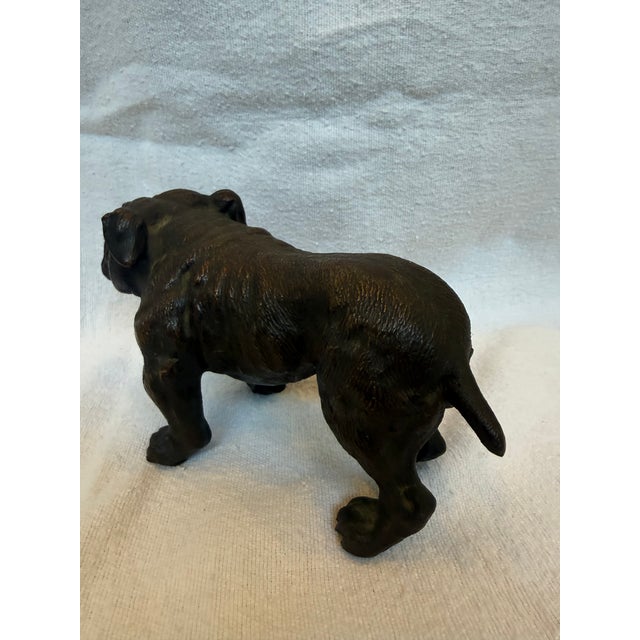 1930s Cast Iron Bulldog For Sale - Image 4 of 12