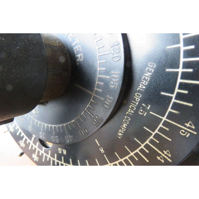 Metal Universal Ophthalmometer Patented 1911 Brass Cast Iron Medical Optical For Sale - Image 7 of 13