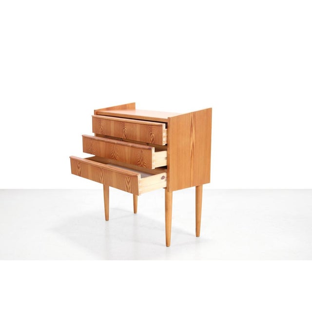 Danish Design Pine Wood Chest of Drawers For Sale - Image 4 of 6