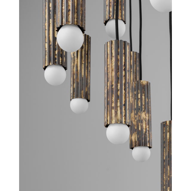 Industrial Vesta Cluster 32 Chandelier For Sale - Image 12 of 18