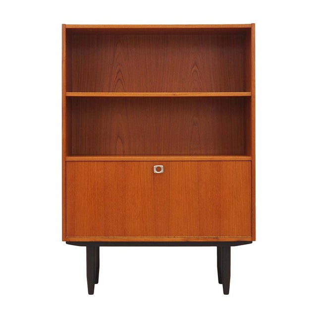 Vintage Danish Teak Bookcase, 1960s For Sale - Image 10 of 10