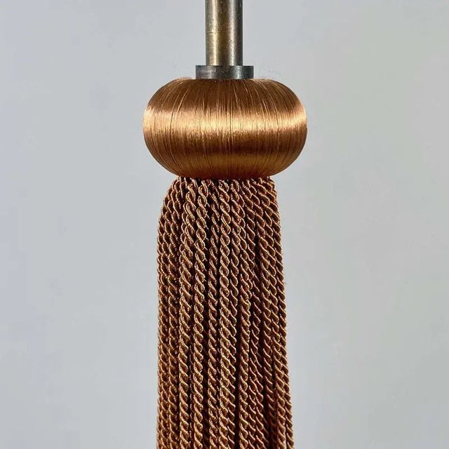 Opaline Enameled Glass Pendant with Tassel, 1930s For Sale - Image 11 of 17