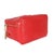 Animal Skin Red Striped Patent Mini Rectangular Classic Flap Bag For Sale - Image 7 of 8