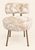 Vintage Dressing Table Chair with Faux Fur Upholstery and Gold Legs, 1960s For Sale - Image 6 of 6