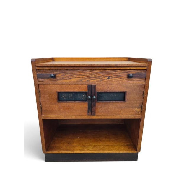 Amsterdam School Oak Cabinet For Sale - Image 10 of 10