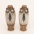 H: 31cm w: 11.5cm d: 11.5cm a pair of austrian secessionist vases by ernst wahliss for alexandra porcelain works designed...