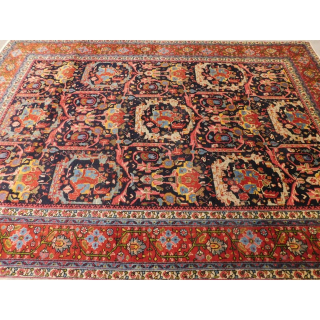 Vintage Persian Floral Rug For Sale - Image 11 of 13