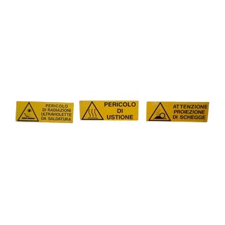 Vintage Italian Aluminium Plates, 1980s, Set of 3 For Sale
