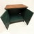 1990s Refinished Olive Green Solid Wood Accent Cabinet With Walnut Top For Sale In Miami - Image 6 of 8