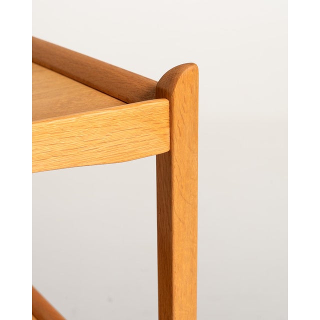 1960s Scandinavian Rectangular Oak Trolley, 1960s For Sale - Image 5 of 9
