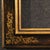 Tuscan frame from the second half of the 20th century. A carved, gilded, and painted wooden piece of fine size and...