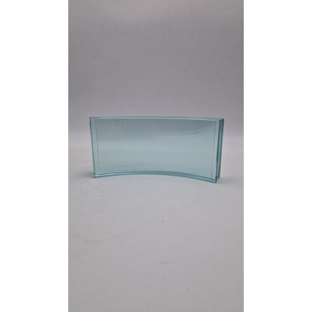 Vintage Photo Frame in Curved and Cut Glass from Fontana Arte, 1960s For Sale - Image 12 of 16