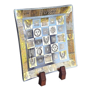 Mid-Century Georges Briard Celeste Gold Plate Circa 1960s For Sale