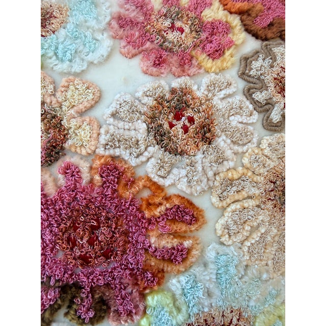 Shabby Chic Floral Silk Velvet Anke Drechsel Pillow For Sale - Image 3 of 7