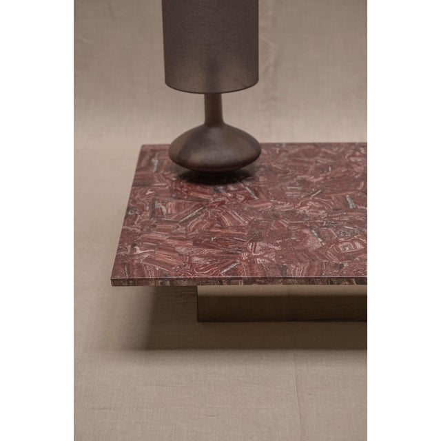 Coffee Table in Marble Mosaic, 1970s For Sale - Image 4 of 12