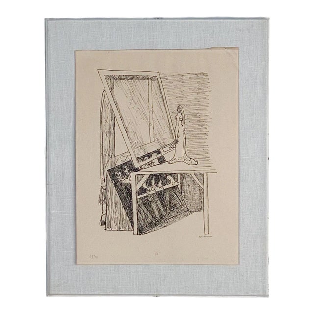 "Magic Mirror Xiii" From Day and Dream by Max Beckmann For Sale