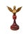 Add a playful touch to your space with this amazing and unique European hand-carved wood bird sculpture. Standing...