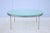 Mid-Century Modern Vintage Minimalist Nicos Zographos Round Glass and Stainless-Steel Coffee Table For Sale - Image 3 of 13