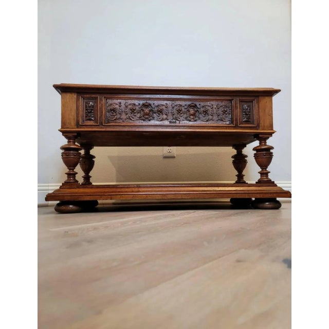 19th Century 19th Century Italian Renaissance Revival Carved Jardiniere Stand For Sale - Image 5 of 11