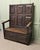 18th Century Carved High Back Oak Box Settle For Sale - Image 5 of 10