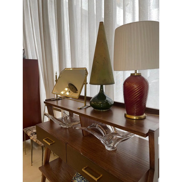 Neoclassical French Brass Table Mirror With Adjustable Frame, Circa 1930s For Sale - Image 3 of 11