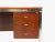 Wood Jean Gillon, Brazilian Modern, Jacaranda, Chrome, Writing Desk, Brazil, 1960s For Sale - Image 7 of 10