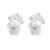Modern Vintage 1.20 Carat Diamond Platinum Stud Earrings, A Pair For Sale - Image 3 of 6