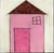 Encaustic Collage Installation by Gina Cochran - Little Pink Houses - "Tiny Dwellings" Series - Set of 3 For Sale - Image 4 of 5