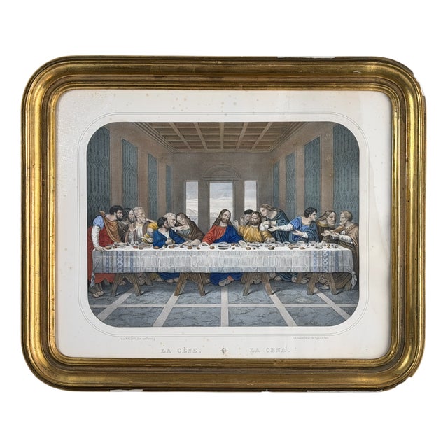 After Leonardo Da Vinci, La Cène (The Last Supper), 1890s, Chromolithograph For Sale