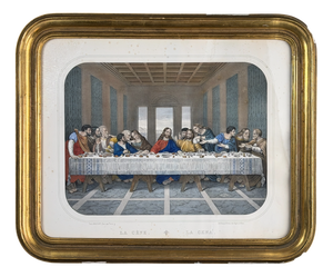 After Leonardo Da Vinci, La Cène (The Last Supper), 1890s, Chromolithograph